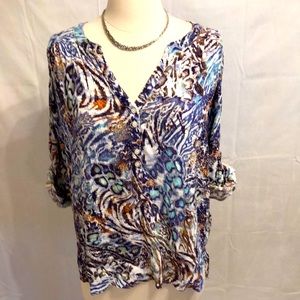 Hi/Low Nine West Gauze Top